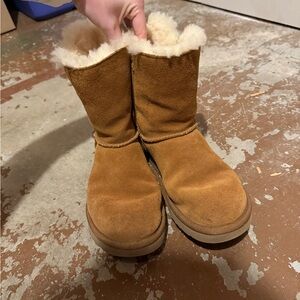 UGG Cream Shearling Boots